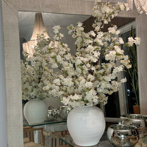 Konos vase with cherry blossoms